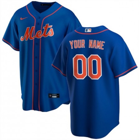 Men's New York Mets Customized Stitched MLB Jersey