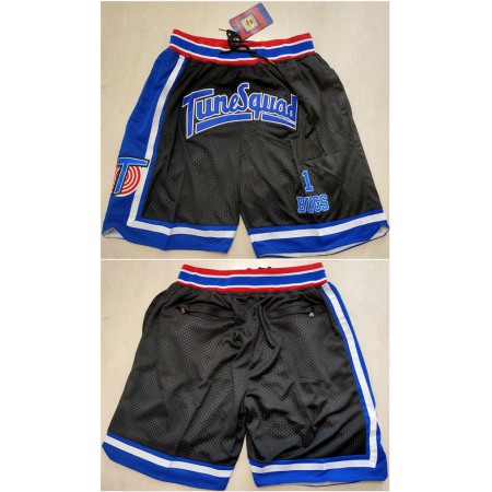 Men's Space Jam Tune Squad Black Mitchell&Ness Shorts (Run Small)