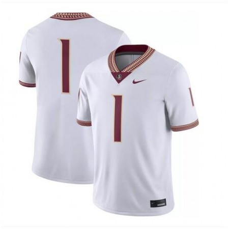 Men's Florida State Seminoles ACTIVE PLAYER Custom White Stitched Jersey