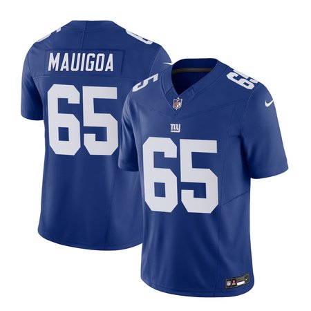 Men's New York Giants #65 Francis Mauigoa Royal 2026 NFL Draft Vapor F.U.S.E. Limited Jersey