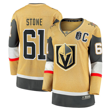 Women's Vegas Golden Knights #61 Mark Stone Gold 2026 Stanley Cup Final Jersey
