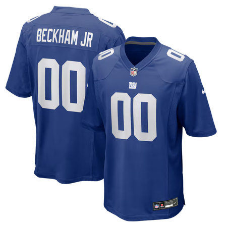Men's New York Giants Odell Beckham Jr. Nike Royal Team Game Jersey