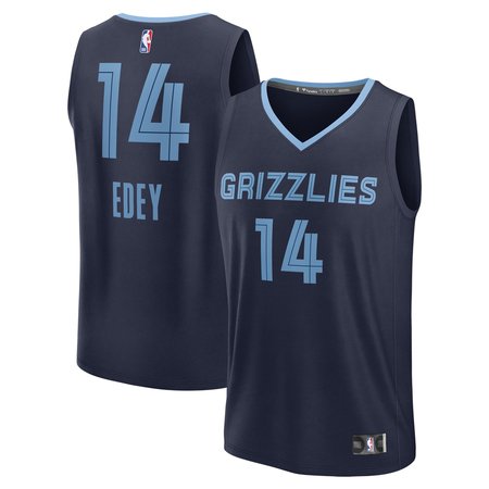 Men's Memphis Grizzlies Zach Edey Navy 2024 NBA Draft Fast Break Player Jersey - Icon Edition