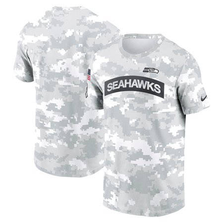 Men's Seattle Seahawks Nike Arctic Camo 2024 Salute To Service Performance T-Shirt