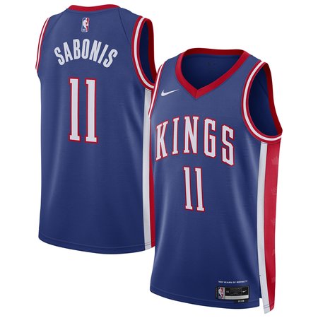 Unisex Sacramento Kings Domantas Sabonis Nike Blue 2024/25 Swingman Player Jersey - City Edition