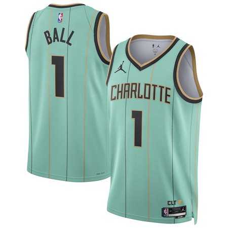 Unisex Charlotte Hornets LaMelo Ball Jordan Brand Mint 2024/25 Swingman Player Jersey - City Edition