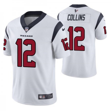 Men's Houston Texans #12 Nico Collins White Vapor Untouchable Limited Stitched Jersey