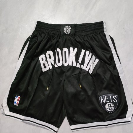 Brooklyn Nets Black Shorts