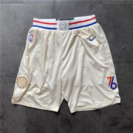 Philadelphia 76ers White Shorts